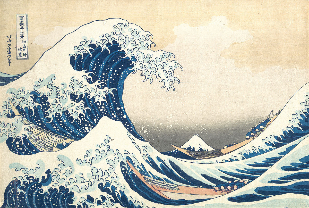 "Kanagawa Oki Nami Ura", Katsushika Hokusai.